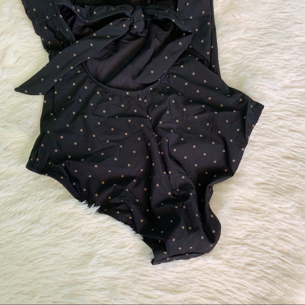 One Piece Bandeau Swimsuit W/Removable Strap - Picture 8 of 9